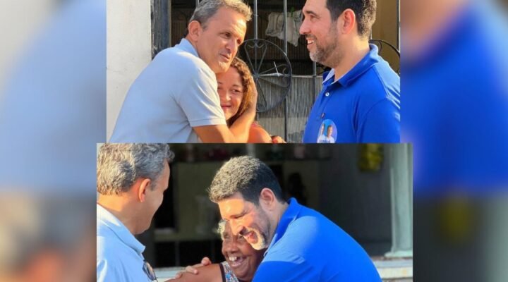 Zé Alfredo e Bruno Lopes em campanha